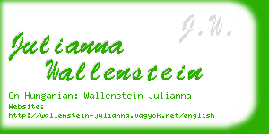julianna wallenstein business card